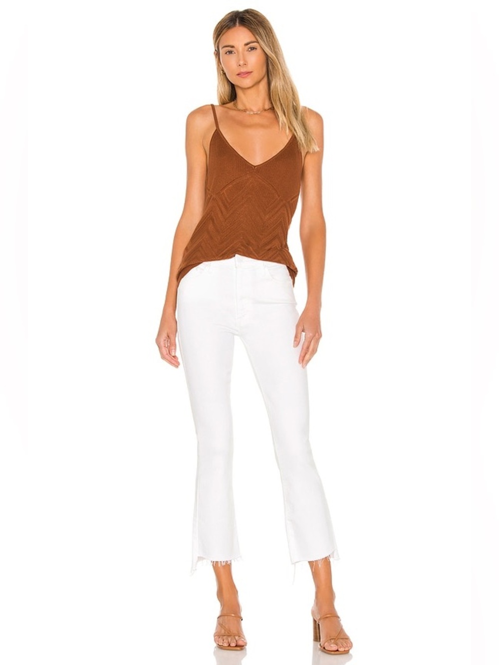 MOTHER Insider Crop Step Fray Raw Hem Jeans in Fairest of Them All size 28